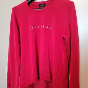 Nux CycleBar pullover shirt with crop front